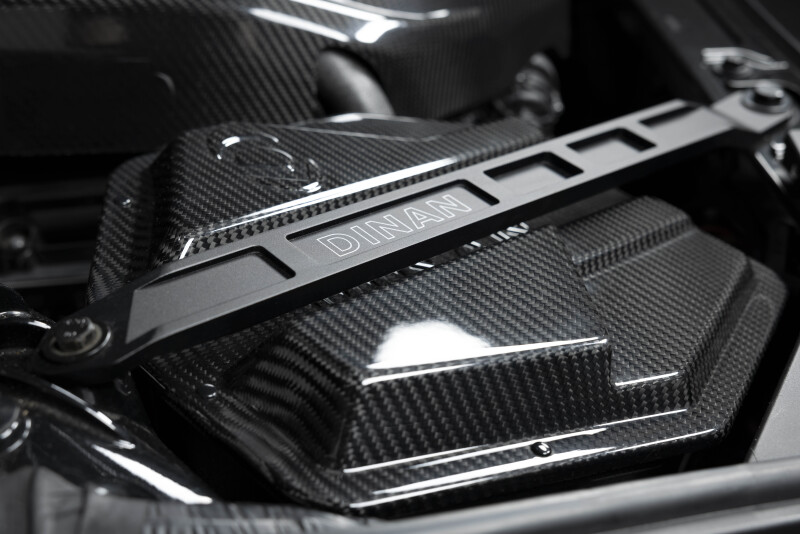 Toyota GR Supra Strut Tower Braces - Front - Dinan - Black - `20-`26