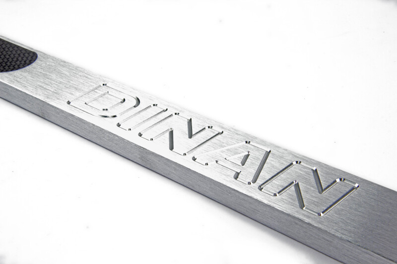 BMW M3 Strut Tower Brace - Front - Dinan - Brushed Aluminum with Carbon Fiber Inlays - `01-`06