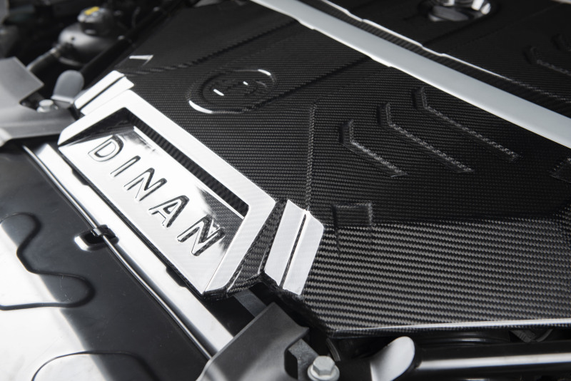 BMW X3 M Engine Cover - Dinan - 2x2 Carbon Fiber - Carbon Fiber - `20-`25