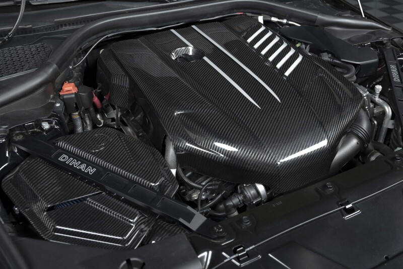 Toyota GR Supra Engine Cover - Dinan - Premium Carbon - Carbon Fiber - `20-`26