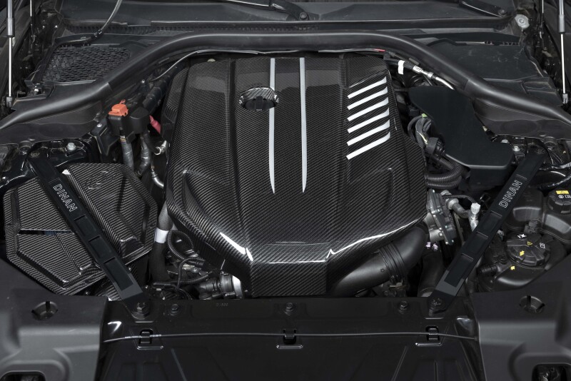 Toyota GR Supra Engine Cover - Dinan - Premium Carbon - Carbon Fiber - `20-`26