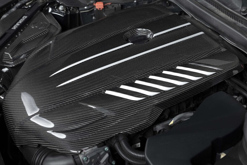Toyota GR Supra Engine Cover - Dinan - Premium Carbon - Carbon Fiber - `20-`26