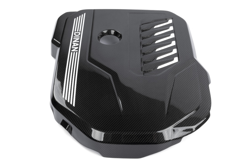 BMW X3 M40i Engine Cover - Dinan - Gloss Twill Carbon Fiber - Gloss Carbon Fiber - `20-`26