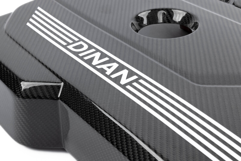 BMW X3 M40i Engine Cover - Dinan - Gloss Twill Carbon Fiber - Gloss Carbon Fiber - `20-`26