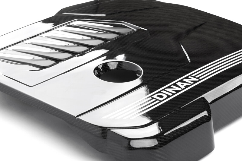 BMW X4 M40i Engine Cover - Dinan - Gloss Twill Carbon Fiber - Gloss Carbon Fiber - `20-`26