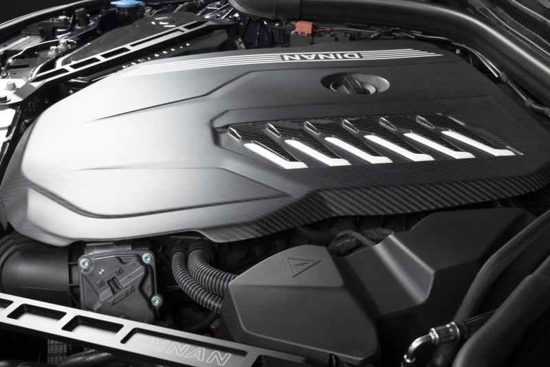 BMW X4 M40i Engine Cover - Dinan - Matte Carbon Fiber - `20-`26