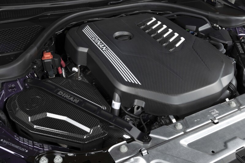 BMW X4 M40i Engine Cover - Dinan - Matte Carbon Fiber - `20-`26