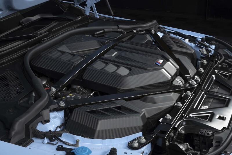 BMW M2 Engine Cover - Dinan - Carbon Fiber S58 - Matte-Gloss - `21-`26