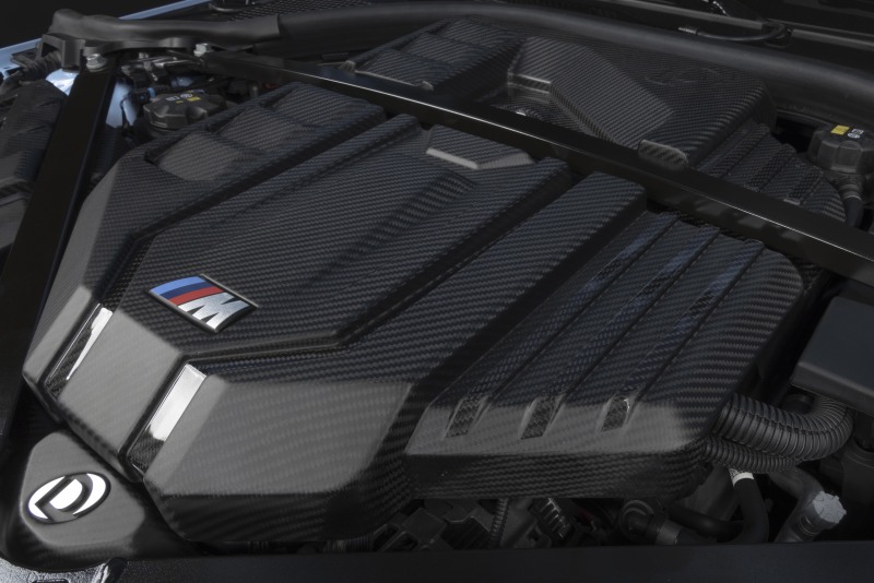 BMW M2 Engine Cover - Dinan - Carbon Fiber S58 - Matte-Gloss - `21-`26