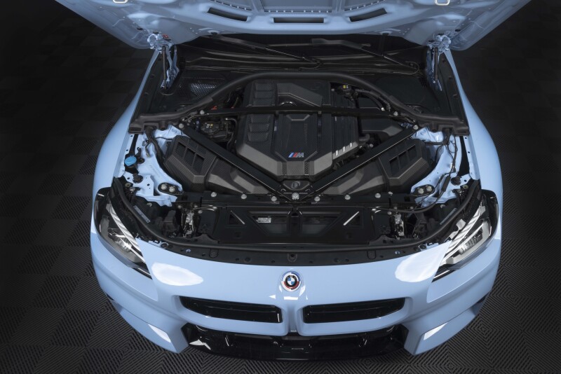 BMW M3 Competition Engine Cover - Dinan - Carbon Fiber S58 - Matte-Gloss - `21-`26