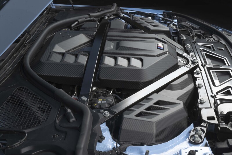 BMW M3 Competition Engine Cover - Dinan - Carbon Fiber S58 - Matte-Gloss - `21-`26
