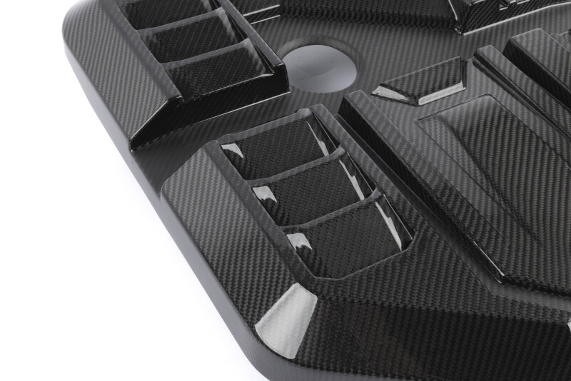 BMW M3 Engine Cover - Dinan - Carbon Fiber S58 - Gloss-Matte Carbon Fiber - `21-`26