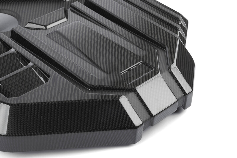 BMW M3 Engine Cover - Dinan - Carbon Fiber S58 - Gloss-Matte Carbon Fiber - `21-`26