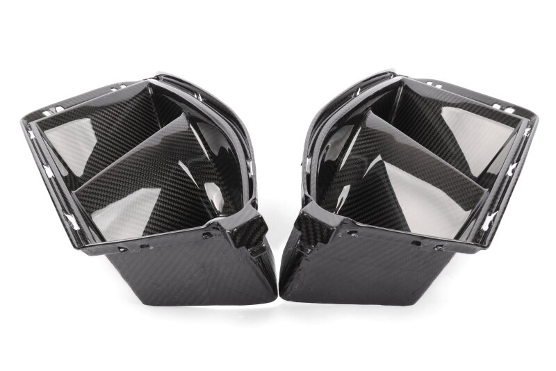 BMW M3 Air Inlets - Dinan - Glossy, 2x2 Gloss Twill - Carbon Fiber - `21-`26