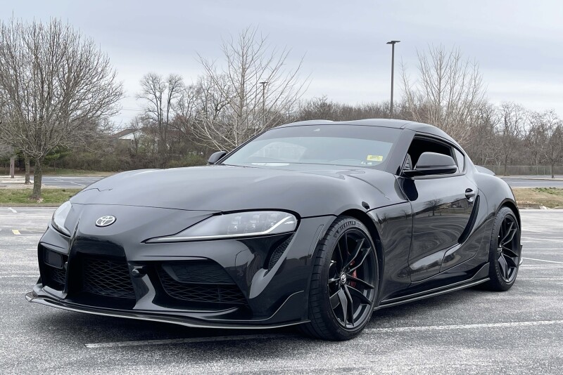 Toyota GR Supra Front Lip - Dinan - Premium Carbon - Carbon Fiber - `20-`26