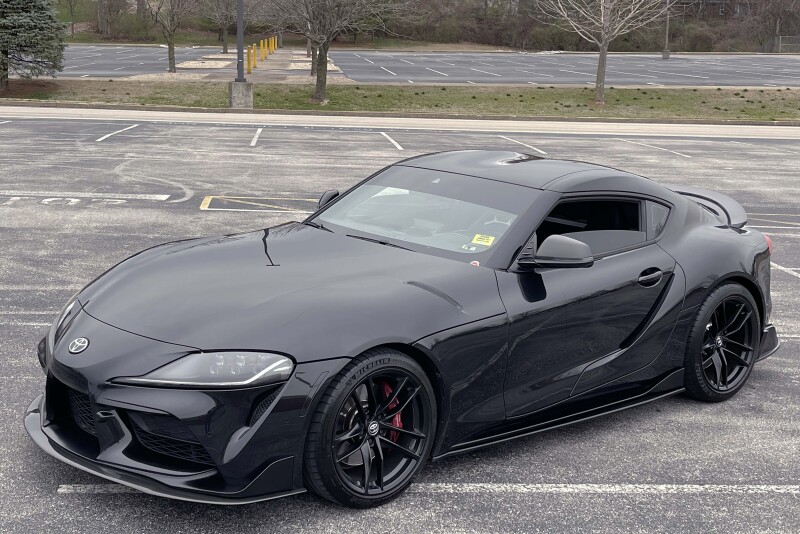 Toyota GR Supra Front Lip - Dinan - Premium Carbon - Carbon Fiber - `20-`26