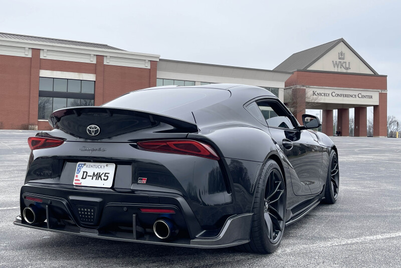Toyota GR Supra Rear Deck Spoiler - Dinan - Premium Carbon Trunk Spoiler - Carbon Fiber - `20-`26
