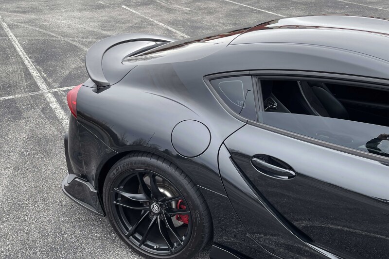 Toyota GR Supra Rear Deck Spoiler - Dinan - Premium Carbon Trunk Spoiler - Carbon Fiber - `20-`26