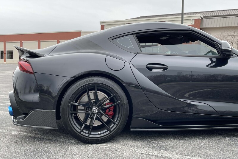 Toyota GR Supra Rear Deck Spoiler - Dinan - Premium Carbon Trunk Spoiler - Carbon Fiber - `20-`26