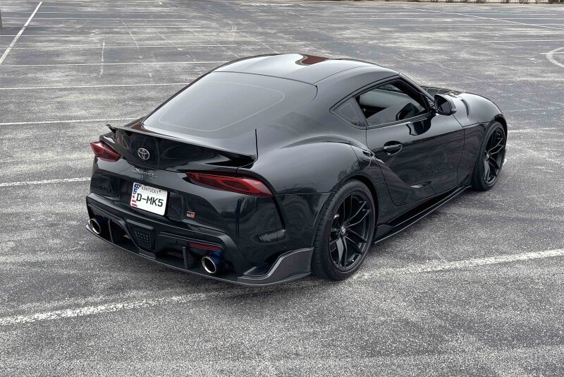 Toyota GR Supra Rear Deck Spoiler - Dinan - Premium Carbon Trunk Spoiler - Carbon Fiber - `20-`26
