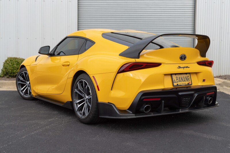 Toyota GR Supra Rear Spoiler - Dinan - High-Rise - Carbon Fiber - `20-`26