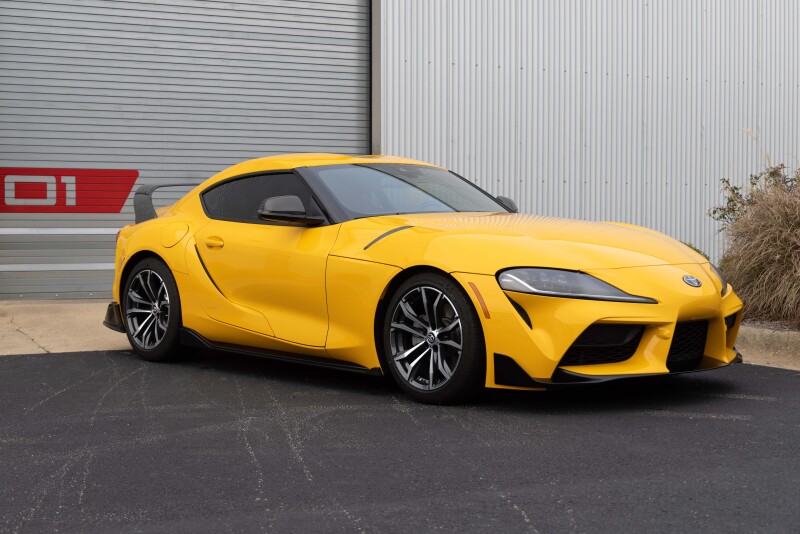Toyota GR Supra Hood Vent Covers - Dinan - A90/A91 - Carbon Fiber - `20-`26