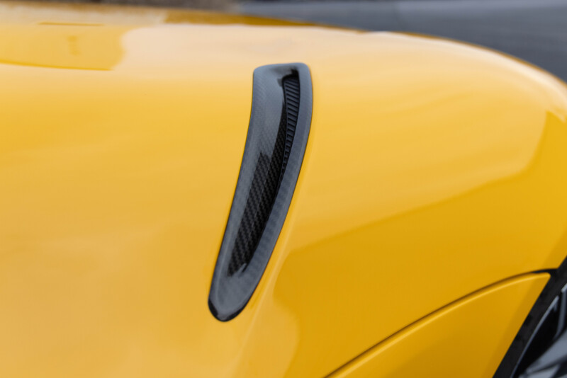 Toyota GR Supra Hood Vent Covers - Dinan - A90/A91 - Carbon Fiber - `20-`26