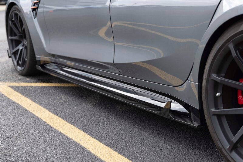 BMW M3 Side Skirts - Dinan - Carbon Fiber - Gloss - `21-`26