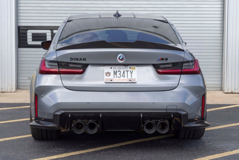 BMW M3 Rear Side Splitters - Dinan - Carbon Fiber - Carbon Fiber - `21-`26