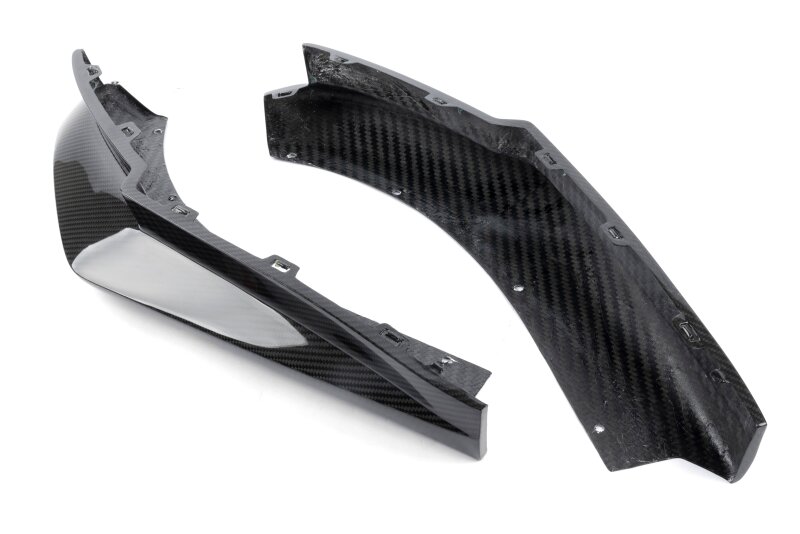 BMW M3 Rear Side Splitters - Dinan - Carbon Fiber - Carbon Fiber - `21-`26