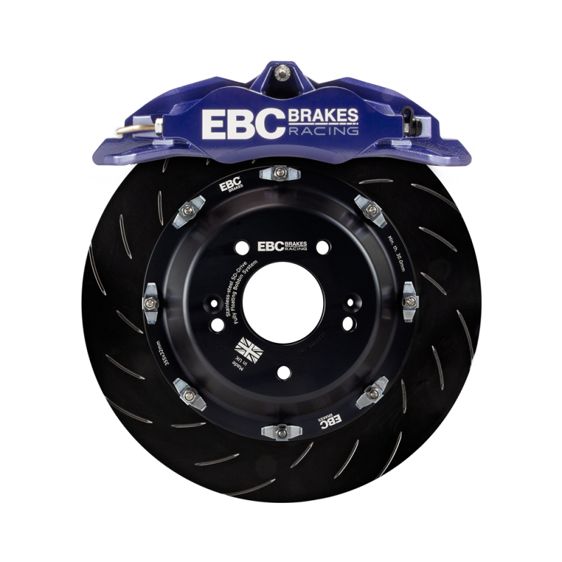 Subaru BRZ Brake Kit - Front - EBC - 330mm Rotors + Apollo-4 Calipers - Blue - `12-`21