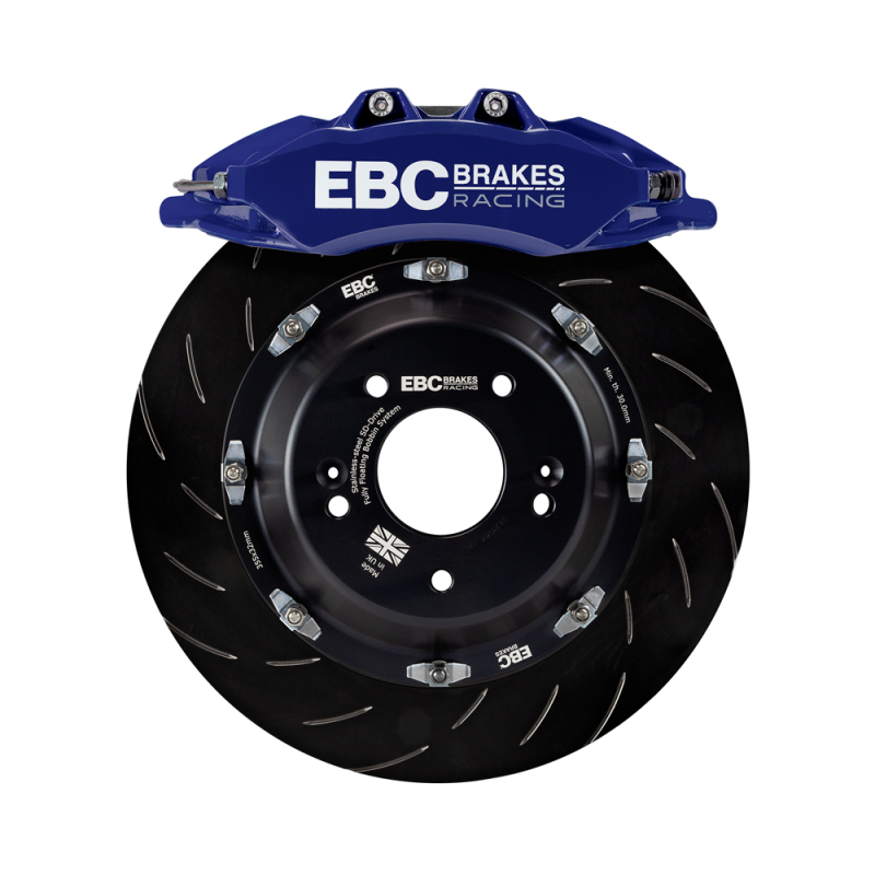 Nissan 400Z Brake Kit - Front - EBC - Apollo-6 Calipers + 355mm Rotors - Blue - `23-`27