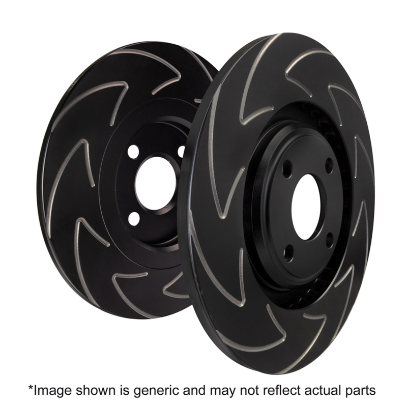 Honda Civic Coupe Brake Rotors (2) - Rear - EBC - BSD Series Sport Rotor w/Ultra Quiet V Slot Configuration - `17-`27