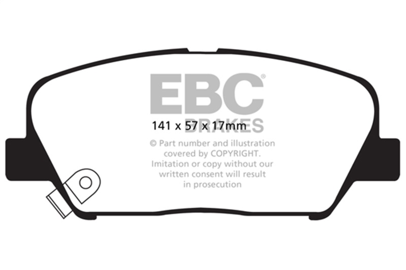 Kia Optima Brake Pads - Front - EBC - Greenstuff 2000 Series - `11-`15