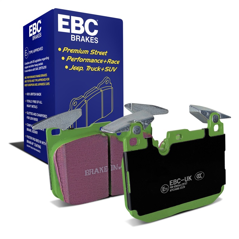 BMW 2 Series Brake Pads - Front - EBC - Greenstuff 2000 Series Sport - `14-`27