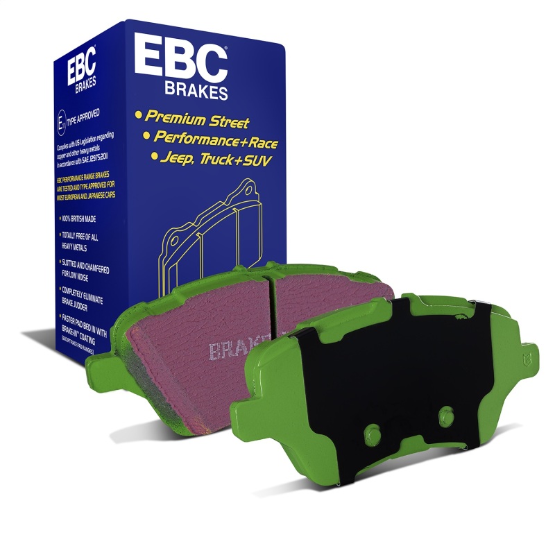 Ford Fiesta Brake Pads - Front - EBC - Greenstuff 2000 Series Sport - `13-`27