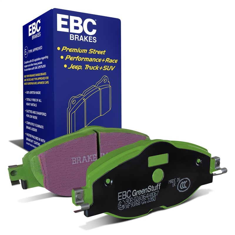 Audi A3 Brake Pads - Front - EBC - Greenstuff 2000 Series - `14-`27