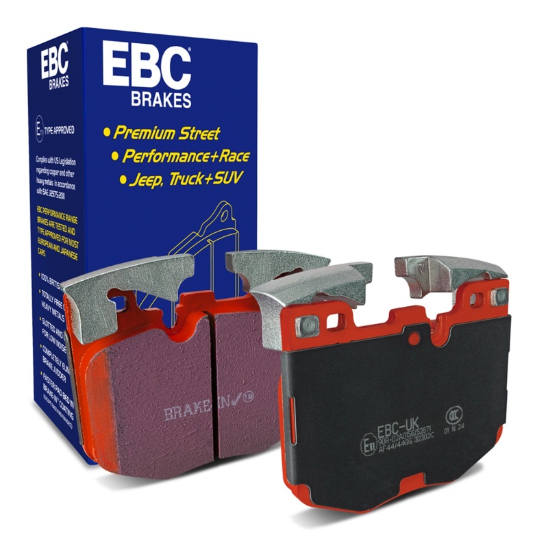 BMW 530 Brake Pads - Front - EBC - Redstuff Ceramic Low Dust - Red - `17-`27