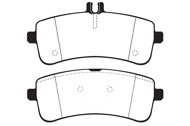 Mercedes-Benz C63 S AMG Brake Pads - Rear - EBC - Redstuff - `15-`27