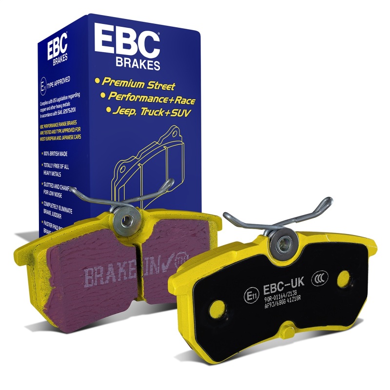 Ford Fiesta Brake Pads - Rear - EBC - Yellowstuff - `13-`27