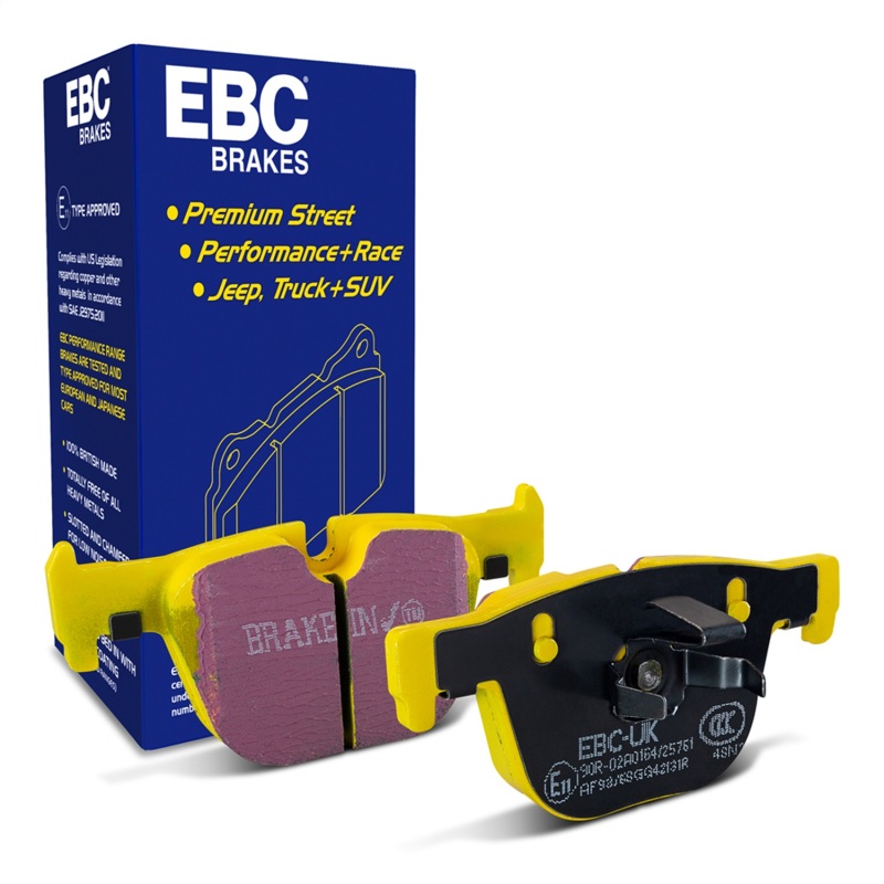 BMW 3 Series Brake Pads - Rear - EBC - Yellowstuff - `12-`27
