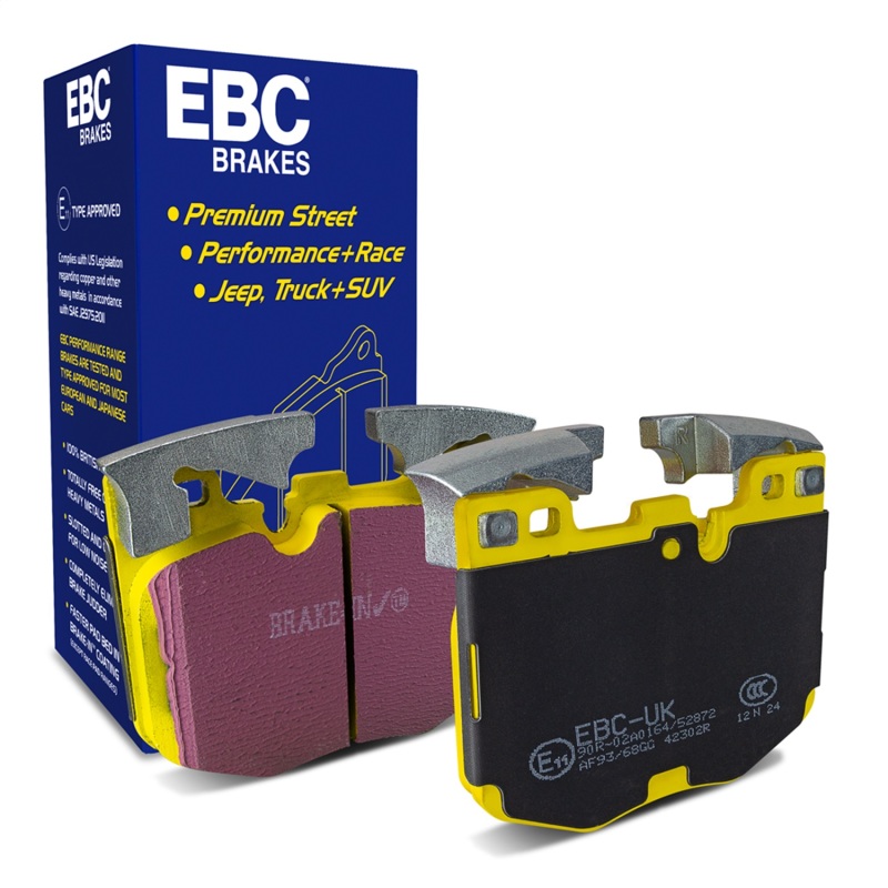 BMW 5 Series Brake Pads - Front - EBC - Yellowstuff - `17-`27