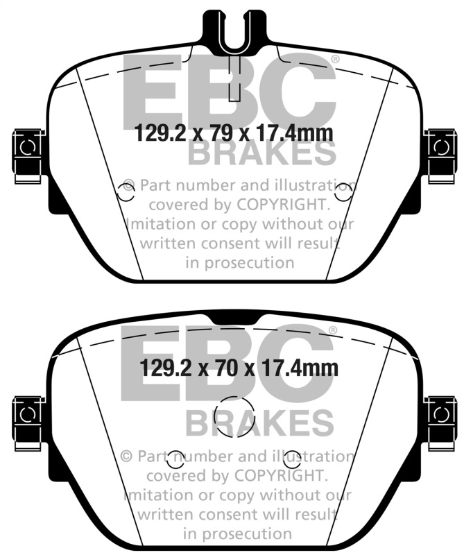 Mercedes-Benz CLS53 AMG Brake Pads - Rear - EBC - Yellowstuff - `19-`27