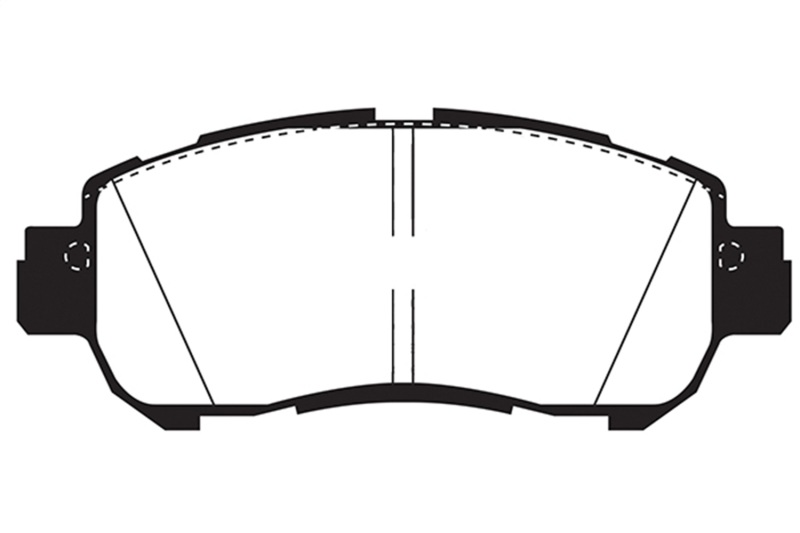 Nissan Kicks Brake Pads - Front - EBC - Yellowstuff - `18-`27