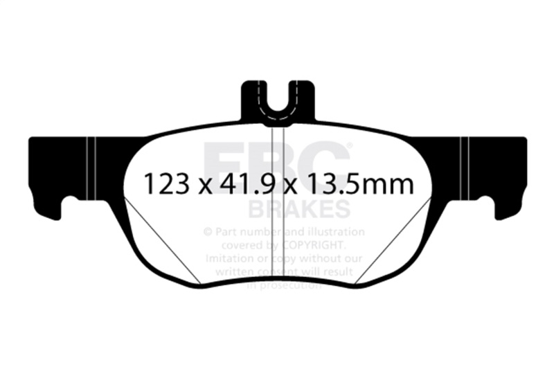 Mazda CX-30 Brake Pads - Rear - EBC - Yellowstuff - `20-`27
