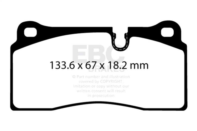 BMW M2 Brake Pads - Rear - EBC - Yellowstuff - `18-`27