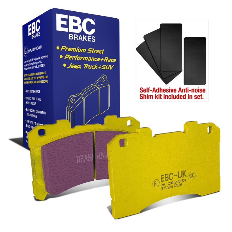 Toyota GR Corolla Brake Pads - Front - EBC - Yellowstuff - `23-`27