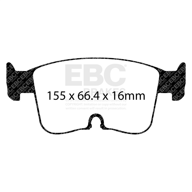 Audi A3 Brake Pads - Front - EBC - Yellowstuff - `22-`27