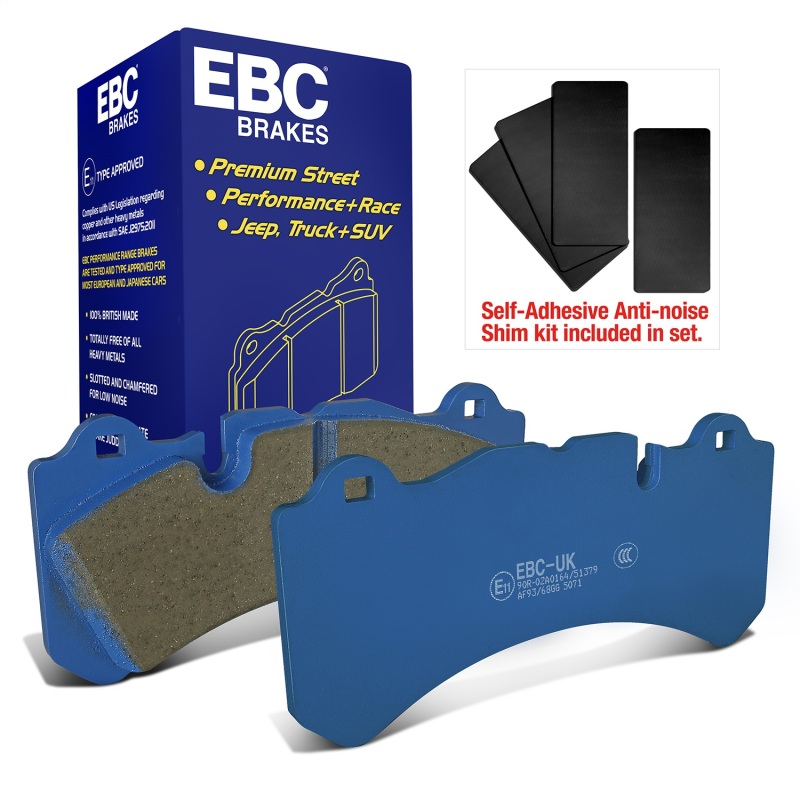Volvo S60 Polestar Brake Pads - Front - EBC - Bluestuff NDX - `19-`27