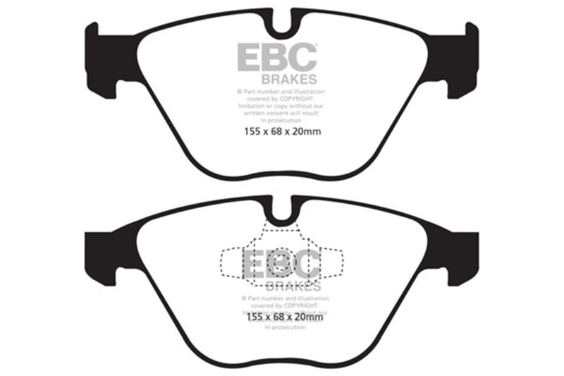 BMW 3 Series Brake Pads - Front - EBC - Bluestuff NDX - `10-`12 BMW 3 Series Brake Pads - Front - EBC - Bluestuff NDX - `10-`12